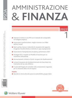 Amministrazione & Finanza – Gennaio 2022