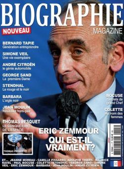 Biographie Magazine – Novembre 2021 – Janvier 2022