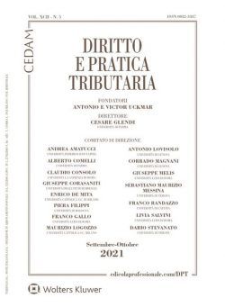 Diritto e Pratica Tributaria – Settembre-Ottobre 2021