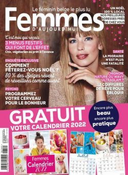 Femmes D’Aujourd’Hui – 9 Decembre 2021