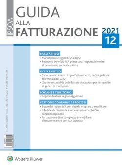 Guida alla Fatturazione – Dicembre 2021