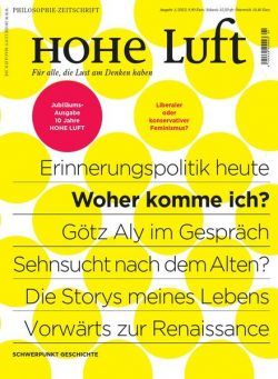 Hohe Luft – Nr1 2022