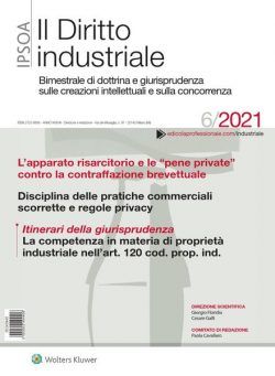 Il Diritto Industriale – Dicembre 2021