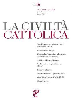 La Civilta Cattolica – 18 Dicembre 2021