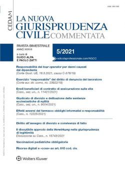 La Nuova Giurisprudenza Civile Commentata – Novembre 2021