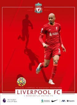 Liverpool FC Programmes – vs Newcastle United – 16 December 2021