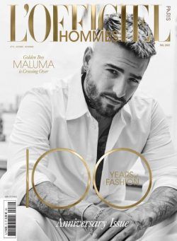 L’Officiel Hommes Paris – octobre 2021