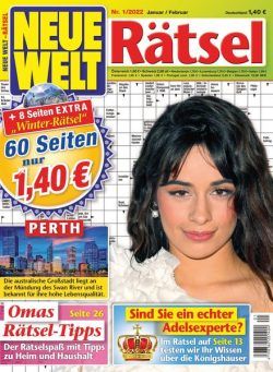 Neue Welt Ratsel – 15 Dezember 2021