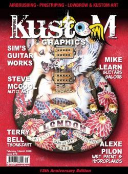 Pinstriping & Kustom Graphics English Edition – February-March 2020