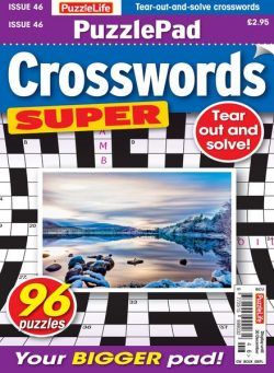 PuzzleLife PuzzlePad Crosswords Super – 02 December 2021