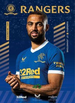 Rangers Football Club Matchday Programme – Rangers v St J – 15 December 2021