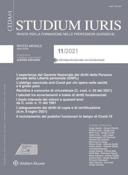 Studium Iuris – Novembre 2021