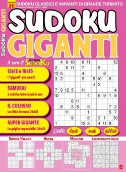 Sudoku Giganti – dicembre 2021