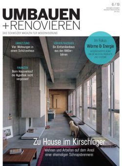 Umbauen + Renovieren – Oktober 2019