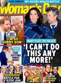 Woman’s Day Australia – December 13, 2021