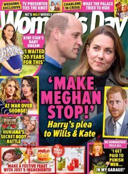 Woman’s Day New Zealand – November 30, 2021