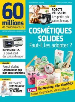 60 Millions de Consommateurs – Fevrier 2022