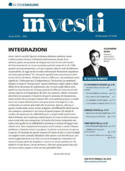 Altroconsumo Finanza – 28 Dicembre 2021