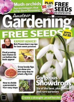 Amateur Gardening – 22 January 2022