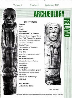 Archaeology Ireland – Autumn 1987