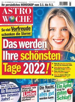 Astrowoche – 29 Dezember 2021