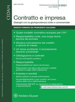 Contratto e Impresa – N 4 2021