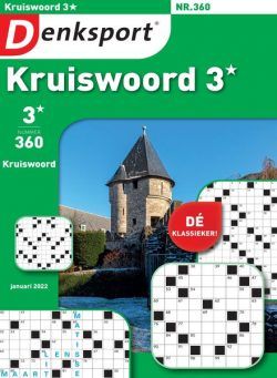 Denksport Kruiswoord 3 – 30 december 2021