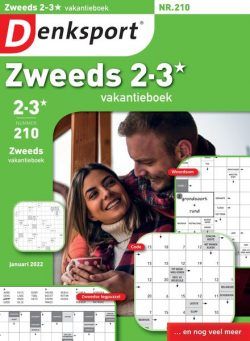 Denksport Zweeds 2-3 vakantieboek – 30 december 2021