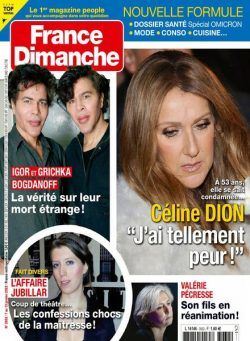 France Dimanche – 07 janvier 2022