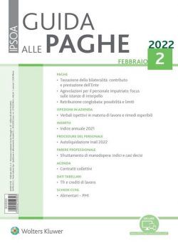 Guida alle paghe – Febbraio 2022