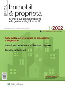 Immobili & proprieta – Gennaio 2022