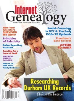 Internet Genealogy – December 2021 – January 2022