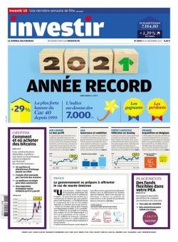 Investir – 31 Decembre 2021