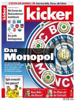 Kicker – 10 Januar 2022