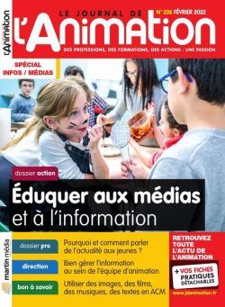 Le Journal de l’Animation – Fevrier 2022