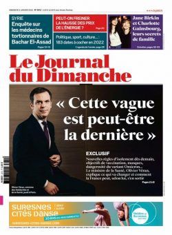 Le Journal du Dimanche – 02 janvier 2022