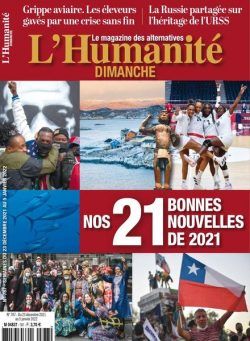 L’Humanite Dimanche – 23 Decembre 2021