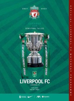 Liverpool FC Programmes – vs Arsenal CC – 13 January 202