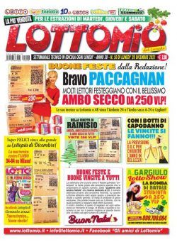 Lottomio del Lunedi – 20 Dicembre 2021