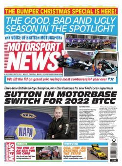 Motorsport News – December 23, 2021