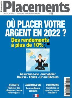 Placements – Janvier-Mars 2022