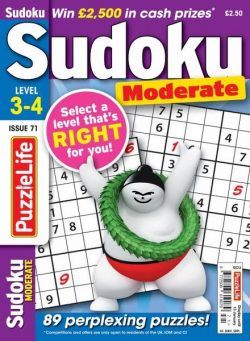 PuzzleLife Sudoku Moderate – December 2021