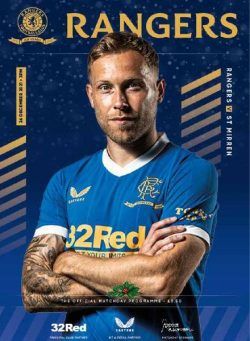 Rangers Football Club Matchday Programme – Rangers v St Mirren – 26 December 2021