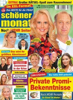 Schoner Monat – 07 Januar 2022