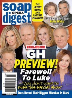 Soap Opera Digest – January 24, 2022