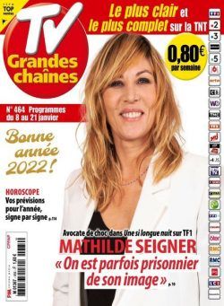 TV Grandes chaines – 8 Janvier 2022