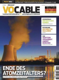 Vocable Allemand – 20 Janvier 2022