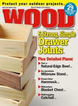 WOOD Magazine – March 2022