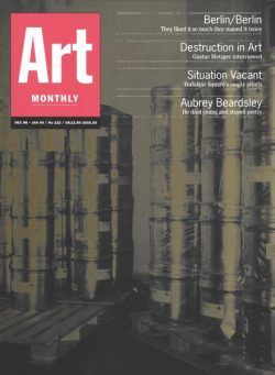 Art Monthly – December-January 1998-99