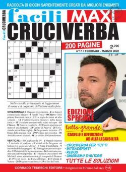 Facili Cruciverba – marzo 2022